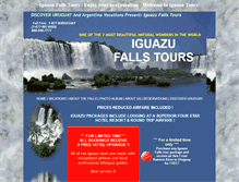 Tablet Screenshot of discoveriguazufalls.com